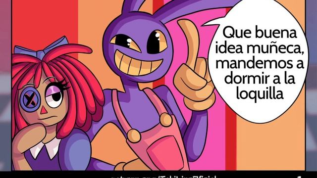 Duerman a la loquita / THE AMAZING DIGITAL CIRCUS / Comic Fandub Latino / Ft @RainyGhost_ смотреть онлайн