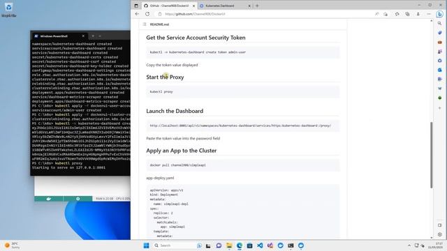 Docker Kubernetes Dashboard Installation смотреть онлайн