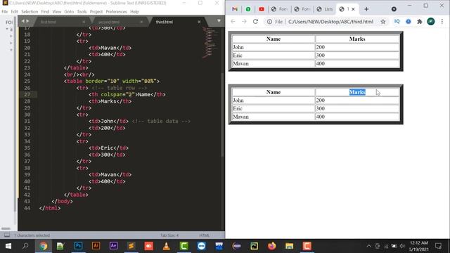 Learn HTML with Examples | HTML Tutorial | HTML Tables | HTML Form Tag | HTML Heading Tags | Lists