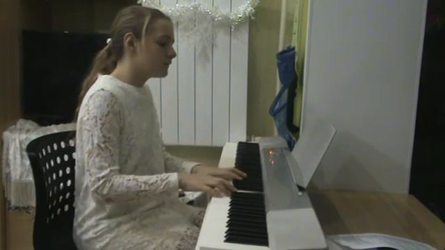 Туркина Анна, "Раздумье" Н.Жубинская. "Соната" 1 часть, И. Гайдн