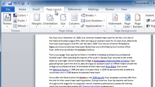 How to change Word 2010 Layout on page смотреть онлайн