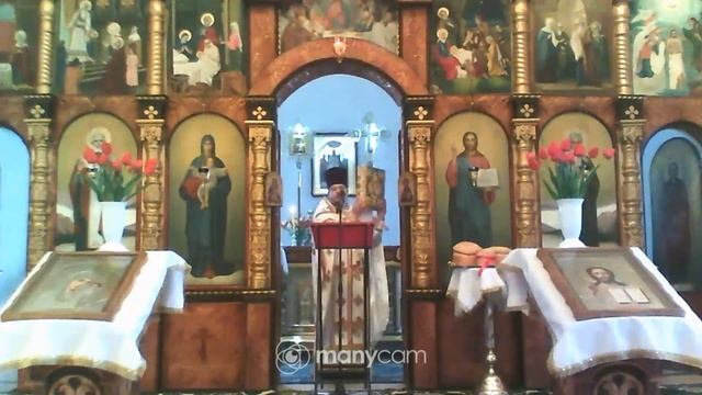 Великая Пасхальная вечерняя в 1-й день Пасхи смотреть онлайн