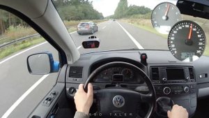 VW T5 V6 R32 4MOTION (173kW) | POV Test Drive