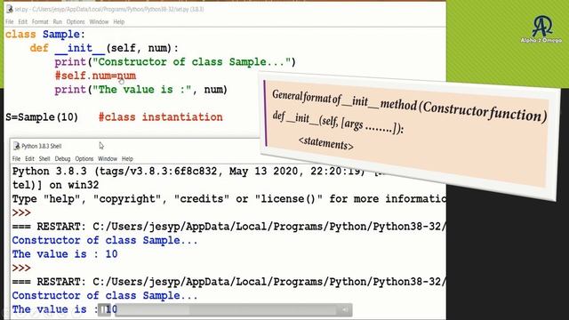 Std 12 Computer Science | Chapter 10 | Python Classes & Objects | part 3 | #TNSCERT #Samacheer