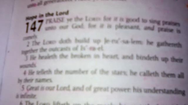 Bible verse on our brokenness: King James Bible Psalm 147:3