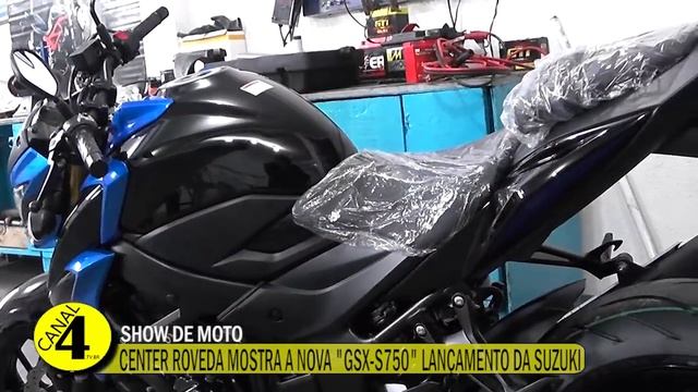 CENTER ROVEDA MOSTRA A NOVA GSX S750 LANÇAMENTO DA SUZUKI смотреть онлайн