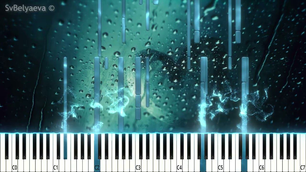 Lana Belyaeva - Kiss the rain - Yiruma/Уроки фортепиано/Tutorial