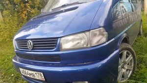 Volkswagen Multivan T4. AET-2.5i petrol engine. Motor sound. Фольксваген Мультиван т4 бензин.