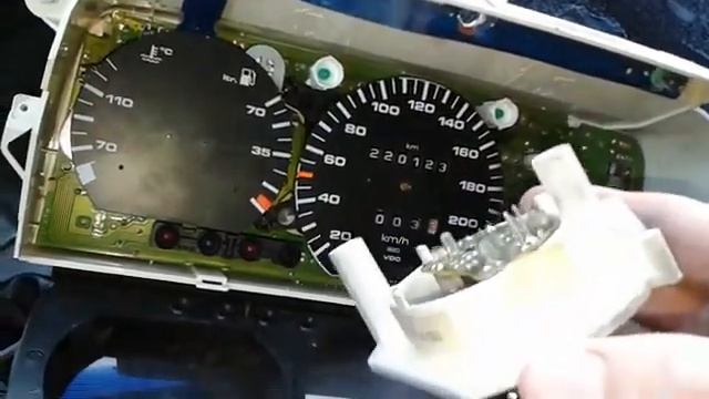 Как поставить тахометр вместо часов VW PASSAT B3 смотреть онлайн