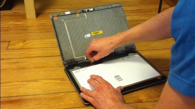 Dell Latitude E7440 laptop screen replacement / How to replace laptop screen смотреть онлайн