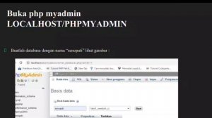 Koneksi PHP 7 dengan database mysql di PHP mu admin.