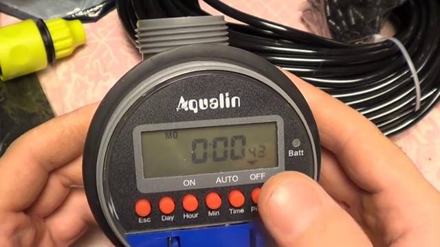 Aqualin таймер для полива! Обзор и настройка! Капельный полив! смотреть онлайн