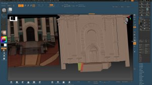 Строительство элементов храма в zbrush 3
