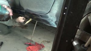 Ремонт вмятин без покраски. На примере порога Пежо 408