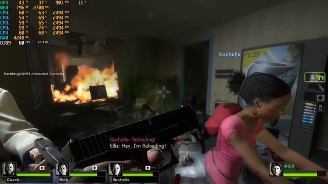 Left 4 Dead 2/Gtx 750 Ti-Q8300 2.5 Ghz смотреть онлайн