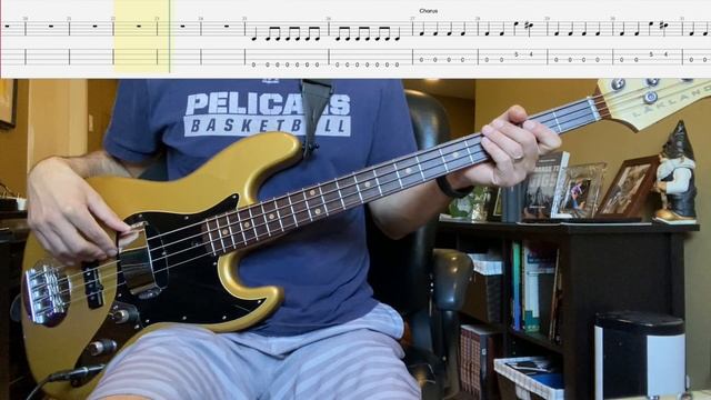 Highway to Hell by AC/DC Isolated Bass Cover with Tab