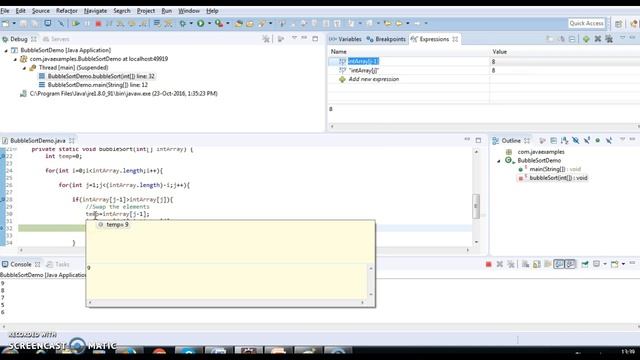 write a java program to implement bubble sort - Part 2 смотреть онлайн