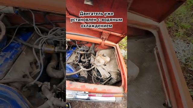 Нашли такой ЗАЗ 968 с двигателем от Таврии на водяном охлаждении, и дисковыми тормозами в круг)