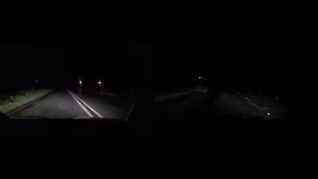 Osram ledriving vs Philips ultinon essential led | in the rain смотреть онлайн