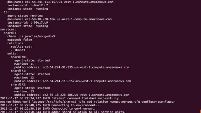 Add relation between the config servers and mongos смотреть онлайн