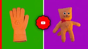 Как сделать игрушку своими руками | How to Make a Sock Cat ? | #цветочкам