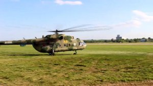 Взлет Ми-8 на МАКС 2017