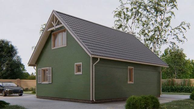 Каркасный дом Енисей-2 7x9 смотреть онлайн