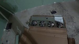 Новая холодильная камера готова,тюльпаны на охлаждении