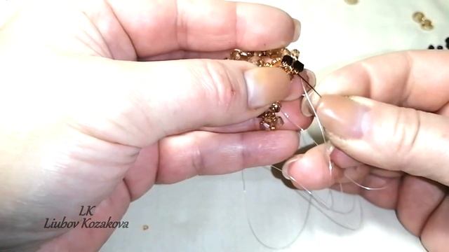 Серьги из  кристаллов "Блеск" (121)/Серьги из бисера/Подробный и пошаговый Мастер Класс