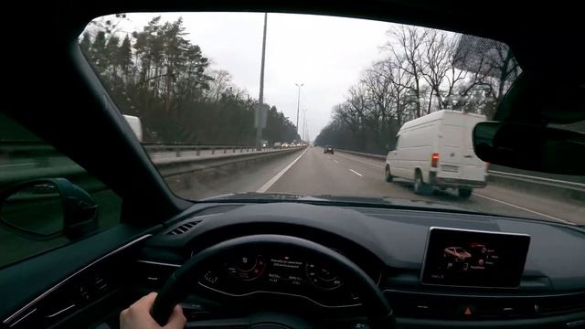 Audi a5 sportback 2.0 tfsi quattro pov driving top speed (limiter) смотреть онлайн