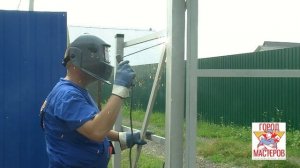 Забор из металлического профиля