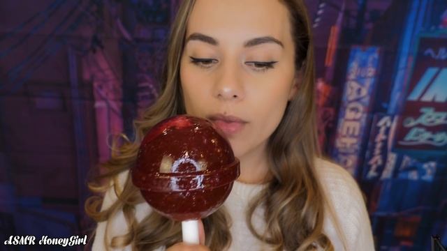 АСМР Гигантский Чупа-Чупс  ASMR Intense Mouth Sounds