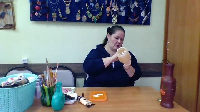 Мамы-онлайн. Мастер-класс «Осень с теплом в сердце». Изготовление оригинальной вазы.. Часть 2 смотреть онлайн