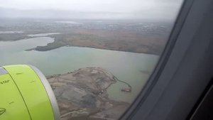 Посадка самолета в Новосибирске (Аэропорт Толмачево)