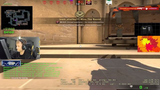 M0NESY ШИКАРНАЯ ИГРА НА FPL (CS:GO)