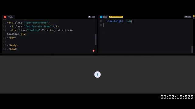 CSS анимация - появление текста при наведении на иконку. CSS animation - custom tooltip. CSS3 HTML5