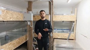 Запуск УЗВ. набор воды в биофильтр. УЗВ своими руками для АККР