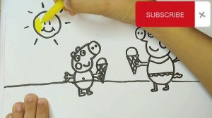 How to draw PEPPA pig#Свинка ПЕППА қалай салу#Как нарисовать свинку ПЕППА