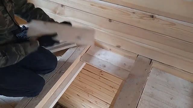 ЧЕРНОВОЙ ПОЛ в деревянном доме | Деревянный пол своими руками | Монтаж чернового пола на лагах