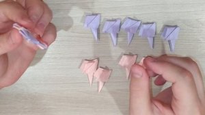 оригами ЛЕДЕНЕЦ. МОДУЛЬНОЕ ОРИГАМИ | origami LOLLIPOP