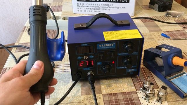 Паяльная станция Saike 952D. Обзор. Вскрытие смотреть онлайн