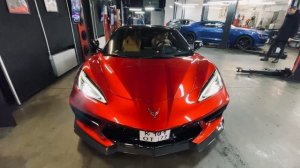 Чистый звук мотора V8 LT2 corvette c8