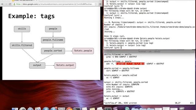 Drake: data workflow management tool смотреть онлайн