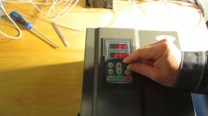 Работа частотного преобразователя "Лидер" В600 с двустрочным дисплеем