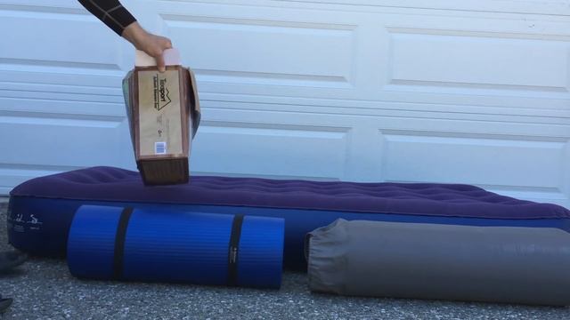 Ночевка в палатке. Что лучше:надувной матрас или коврик? смотреть онлайн