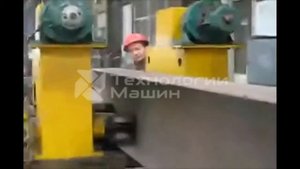 Правка грибовидности полок двутавровой балки стан HYJ800