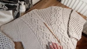 Кардиган из хлопка. Вступление. Описание процесса вязания. Будет ли МК?