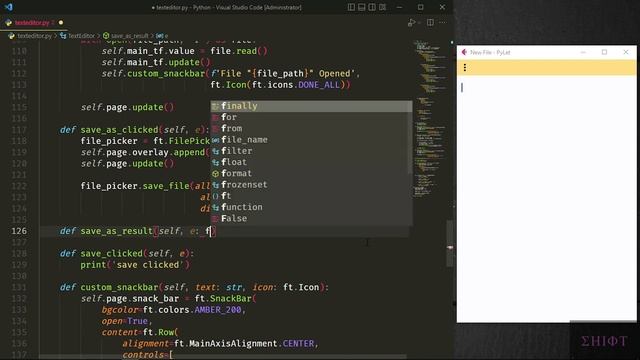 Program a Text Editor in Python | Flutter for Python смотреть онлайн