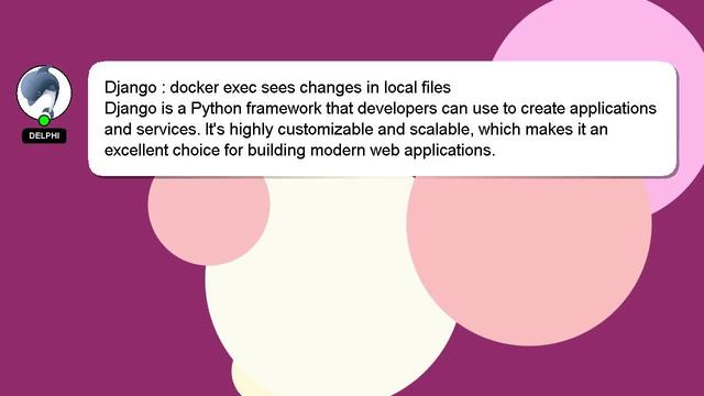 Django : docker exec sees changes in local files смотреть онлайн