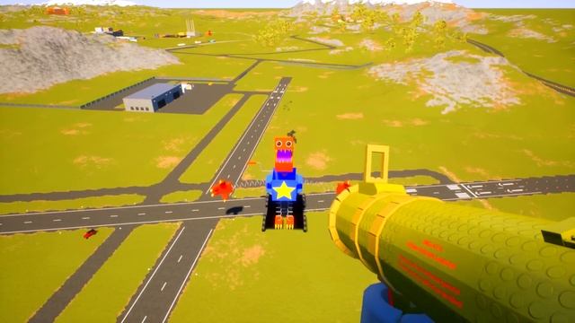 ОГРОМНЫЙ БОКСИ БУ ЛОМАЕТ НЕБОСКРЕБЫ В ЛЕГО СИТИ В БРИК РИГС! ЛЕГО ВЫЖИВАНИЕ В BRICK RIGS! смотреть онлайн